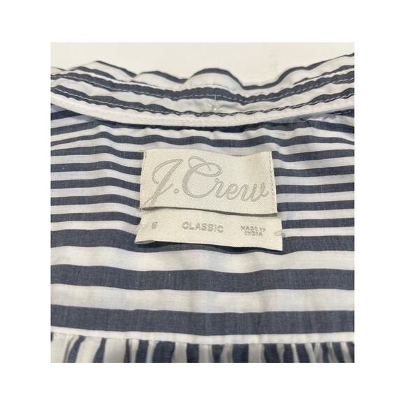 J.Crew Classic Collared Short Sleeve Button Up Size S Preppy Casual Minimalist - Picture 6 of 10